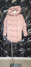 Load image into Gallery viewer, Zara pink oversize coat          sz sm-large
