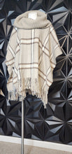 Load image into Gallery viewer, Johnston and Murpy plaid print poncho          one size (up to 2x)
