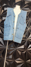 Load image into Gallery viewer, Jeans west denim vest        sz lrg
