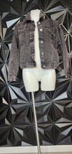 Load image into Gallery viewer, Shein distress fringe jacket       sz med-lrg
