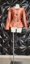 Load image into Gallery viewer, Moshita Couture fit and flare blazer            sz 8
