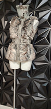 Load image into Gallery viewer, NWT Dollhouse outerwear  fur vest         sz med, best fit small
