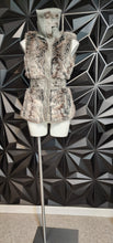 Load image into Gallery viewer, NWT Dollhouse outerwear  fur vest         sz med, best fit small
