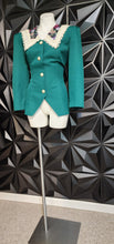 Load image into Gallery viewer, Nahmini vintage blazer        sz 10, best fitting sz 8
