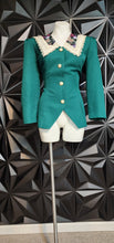 Load image into Gallery viewer, Nahmini vintage blazer        sz 10, best fitting sz 8

