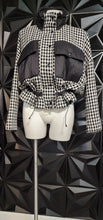 Load image into Gallery viewer, Zara box print jacket           sz med-lrg
