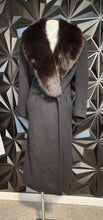 Load image into Gallery viewer, Bill Blass fur trench coat           sz 10
