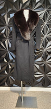 Load image into Gallery viewer, Bill Blass fur trench coat           sz 10
