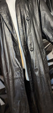 Load image into Gallery viewer, Pelle Studio leather trench coat        sz medium Disclaimer 1 loose button
