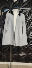 Load image into Gallery viewer, Shein gray cape           sz xl
