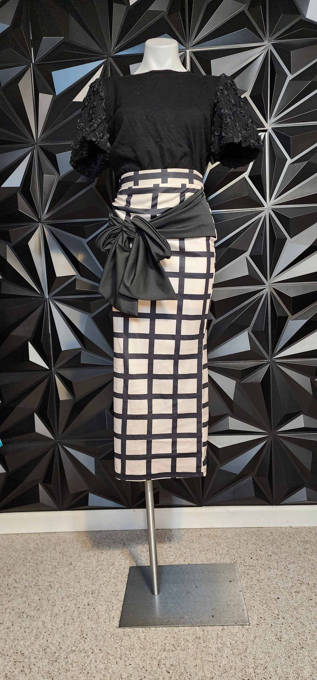 Shein Box print skirt          sz 0xl (10)