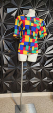 Load image into Gallery viewer, Modern Essentials color block blouse       sz large
