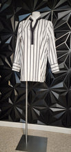 Load image into Gallery viewer, Chicos stripe top       sz Chico 3=xl
