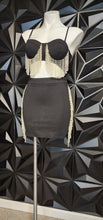 Load image into Gallery viewer, Akira beaded dress             sz small
