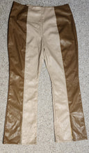 Load image into Gallery viewer, Fashion nova 2 toned faux leather pant      sz 2x
