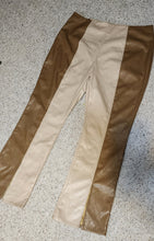Load image into Gallery viewer, Fashion nova 2 toned faux leather pant      sz 2x
