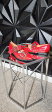 Load image into Gallery viewer, New Unbranded red buckled  shoes          sz 9

