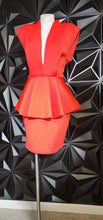 Load image into Gallery viewer, Akira red fit and flare dress            sz xl, best fit 10-12
