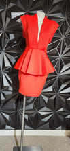 Load image into Gallery viewer, Akira red fit and flare dress            sz xl, best fit 10-12
