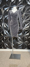 Load image into Gallery viewer, Catherine black/silver dress          sz 12-14
