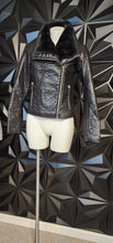 Load image into Gallery viewer, Wildflower leather jacket          sz small
