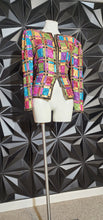Load image into Gallery viewer, Lawrence Kazar sequin vintage blazer        sz lrg, 12-14
