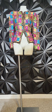 Load image into Gallery viewer, Lawrence Kazar sequin vintage blazer        sz lrg, 12-14

