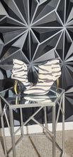 Load image into Gallery viewer, Azaela Wang stripe heels          sz 9
