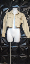 Load image into Gallery viewer, Forever 21 crop jacket             sz sm-lrg
