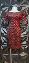 Load image into Gallery viewer, Shein red sequin dress            sz small
