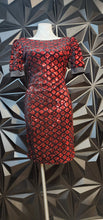 Load image into Gallery viewer, Shein red sequin dress            sz small
