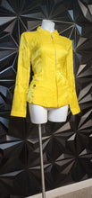 Load image into Gallery viewer, Laura Ashley yellow jacket/top            sz medium
