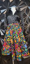 Load image into Gallery viewer, Multicolor fit and flare skirt          sz one size (sm-large)

