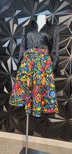 Load image into Gallery viewer, Multicolor fit and flare skirt          sz one size (sm-large)
