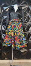 Load image into Gallery viewer, Multicolor fit and flare skirt          sz one size (sm-large)
