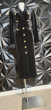 Load image into Gallery viewer, NWT Long crush velvet button dress            sz 6/8
