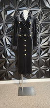 Load image into Gallery viewer, NWT Long crush velvet button dress            sz 6/8
