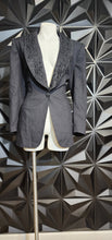 Load image into Gallery viewer, Emily beaded neck blazer         sz 8
