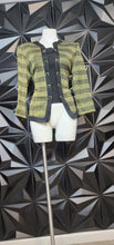 Load image into Gallery viewer, Leslie Faye gold/black cardigan           sz 10
