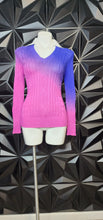 Load image into Gallery viewer, Tyler Boe purple ombre sweater       sz sm-large
