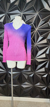Load image into Gallery viewer, Tyler Boe purple ombre sweater       sz sm-large

