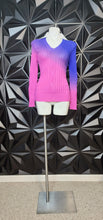 Load image into Gallery viewer, Tyler Boe purple ombre sweater       sz sm-large
