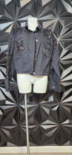 Load image into Gallery viewer, Ashley Stewart denim sequin jacket       sz 22/24
