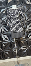 Load image into Gallery viewer, White house black market stripe dress       sz small
