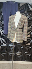 Load image into Gallery viewer, Sag Harbor Houndstooth print blazer           sz 14

