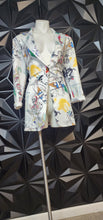 Load image into Gallery viewer, Unbranded Multiprint blazer            sz lrg
