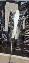 Load image into Gallery viewer, Helly stripe open front blazer          sz small
