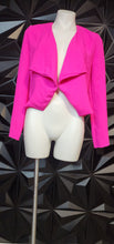 Load image into Gallery viewer, Tobi Hott pink open front blazer          sz small
