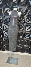 Load image into Gallery viewer, Silver bodycon dress            sz large (10/12)
