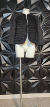 Load image into Gallery viewer, Nine west open front fur blazer          sz 10
